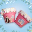 画像1: izupom_toi46 お菓子のお家２号鉢（ピンク） (1)