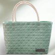 画像1: 【jollies】プラかごバッグ かごバッグ ハンドバッグSOFT GREEN (1)