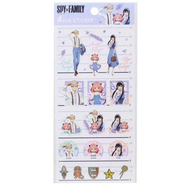 画像1: SPY×FAMILY 4サイズステッカー リンクコーデ (1)