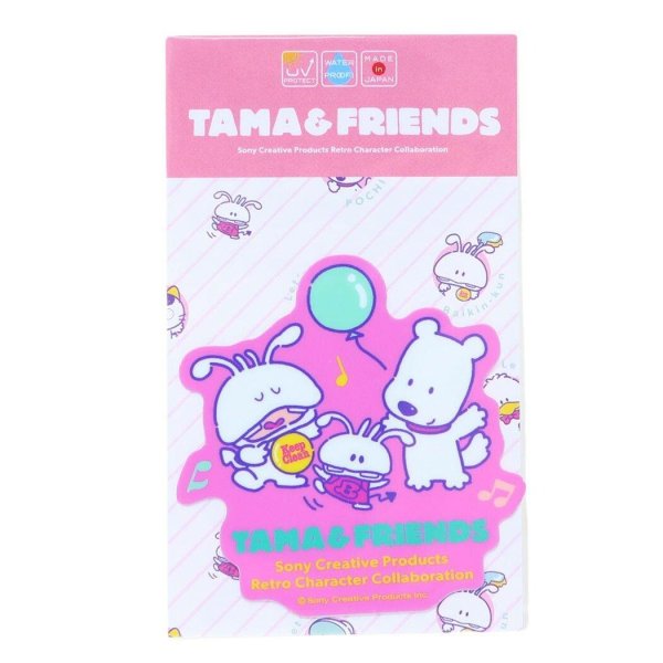 画像1: タマ＆フレンズ ダイカットステッカー ポチ＆バイキンくん (1)