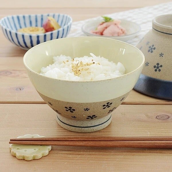 画像1: なごり雪くらわんか夫婦茶碗 (1)